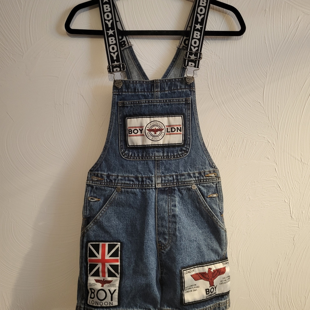 BOY London Denim Jumpsuit with Patches